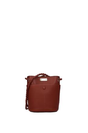 Chloé Crossbody Bag Women Leather Brown Sepia