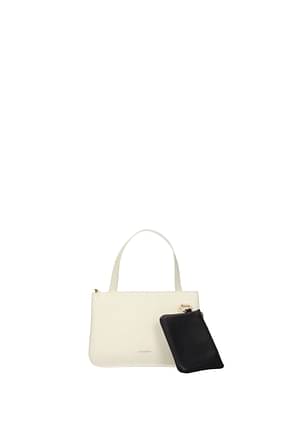 Jil Sander Handbags Women Leather White Black