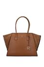 Michael Kors Shoulder bags avril Women Leather Brown Luggage