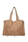 Chloé Shoulder bags Women Leather Beige Tan
