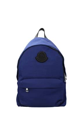 Moncler Backpack and bumbags pierrick Men Fabric  Blue Blue