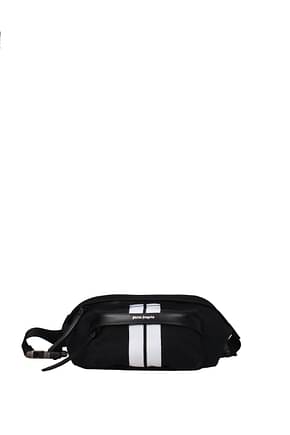 Palm Angels Backpack and bumbags venice Men Fabric  Black White