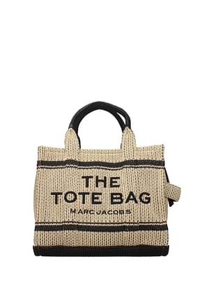 Marc Jacobs Handbags the tote bag Women Raffia Beige Natural