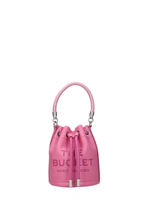 Marc Jacobs 手袋 the bucket bag 女士 皮革 粉色 Rosa Confetto