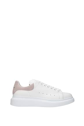 Alexander McQueen Sneakers Women Leather White Patchouli