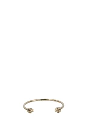 Alexander McQueen Armbänder Damen Messing Gold Antike Gold