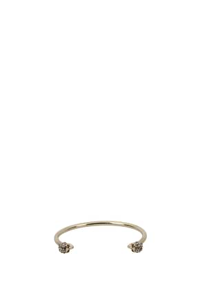 Alexander McQueen Bracelets Women Brass Gold