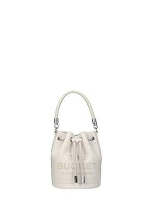 Marc Jacobs ハンドバッグ the bucket bag 女性 皮革 白 Cotone