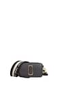 Marc Jacobs Crossbody Bag Women Leather Gray Multicolor