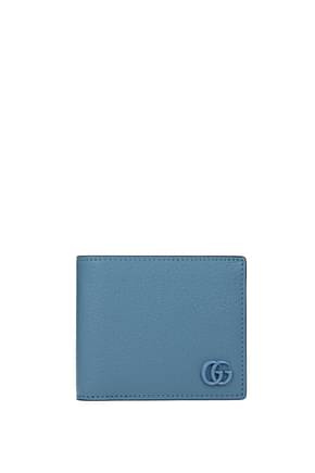 Gucci Wallets Men Leather Heavenly Chambray