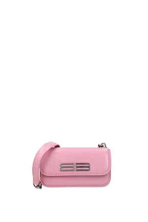 Balenciaga ショルダーバッグ gossip 女性 皮革 ピンク