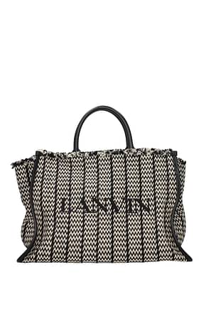 Lanvin Handbags in&out tote mm Women Fabric  Black