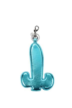 Jw Anderson Key rings Men Leather Heavenly Turquoise