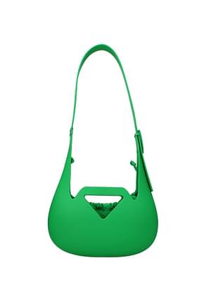 Bottega Veneta Shoulder bags Women Rubber Green Grass