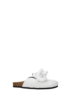 Jw Anderson Slippers and clogs Women Leather White Optic White