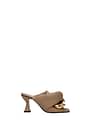 Jw Anderson Sandals Women Eco Leather Beige Taupe