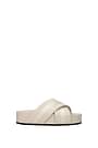 Stella McCartney Slippers and clogs Women Eco Leather Beige Ivory