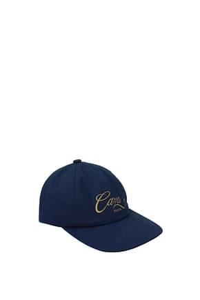 Casablanca Hats caza Men Cotton Blue Blue Navy