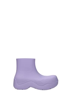 Bottega Veneta Ankle boots Women Rubber Violet Wisteria
