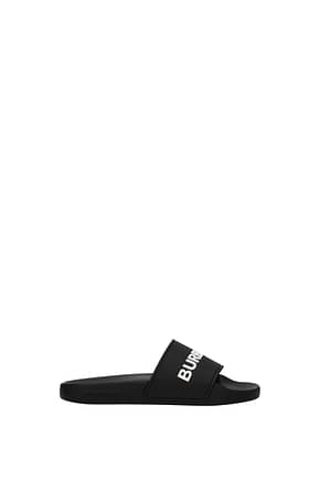 Burberry Slippers and clogs Women Rubber Black