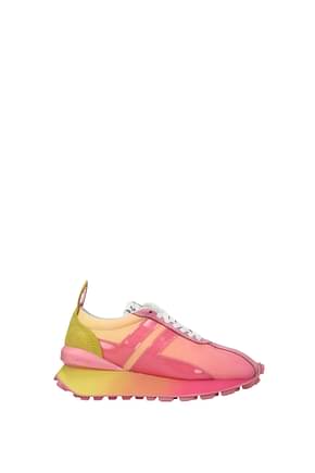 Lanvin Sneakers bumpr Women Fabric  Pink Yellow