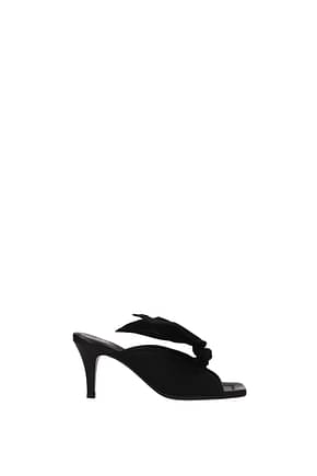 Maison Margiela Sandals mm6 Women Fabric  Black