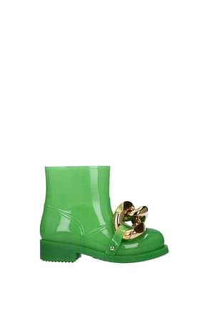 Jw Anderson Ankle boots Women Rubber Green Fluo Green