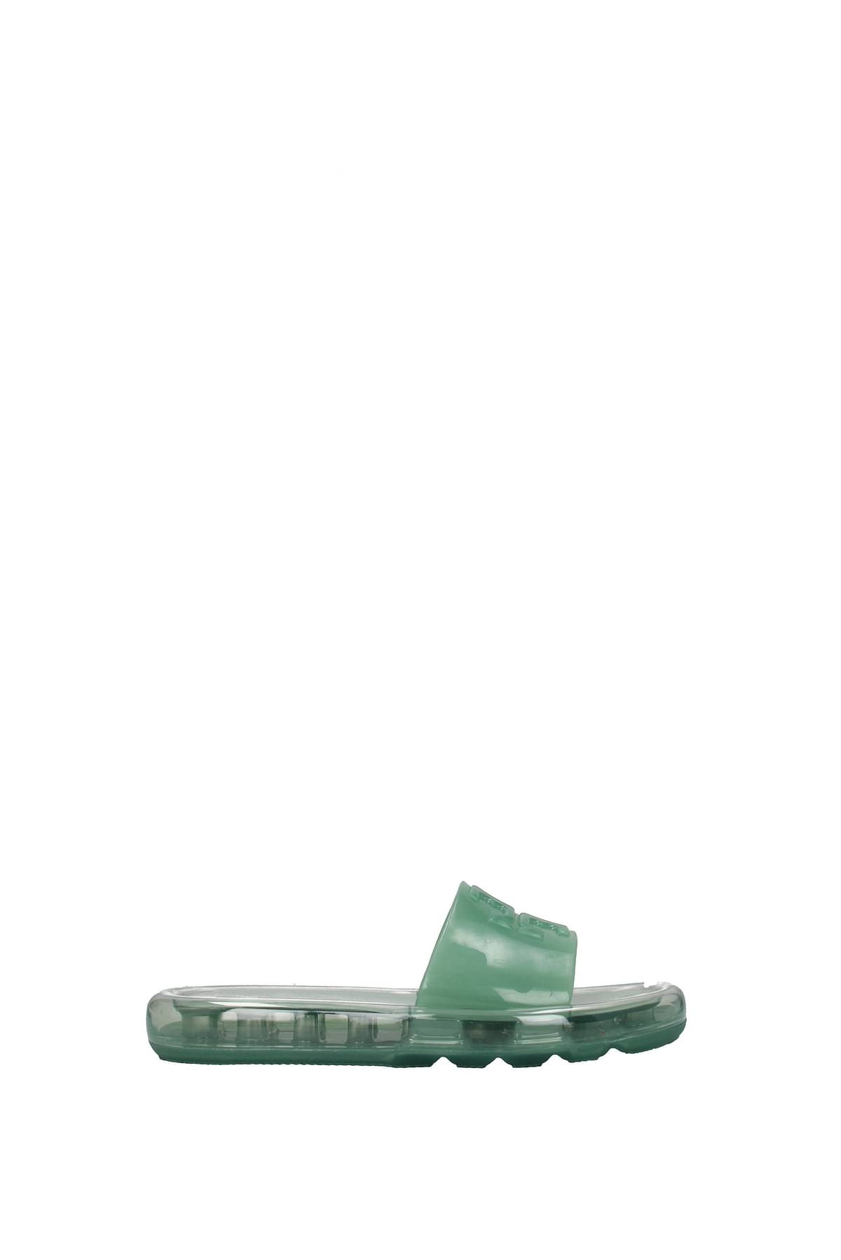 Tory Burch Slippers and clogs Women 85010492 Rubber Green Teal 123,38€