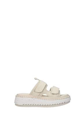 Chloé Slippers and clogs lilli Women Leather White Ivory