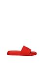 Alexander McQueen Slippers and clogs Women Rubber Red Bright Red