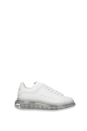 Alexander McQueen Sneakers oversized Damen Leder Weiß Optic White