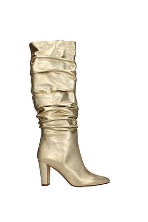 Manolo Blahnik Boots calassohi Women Leather Gold