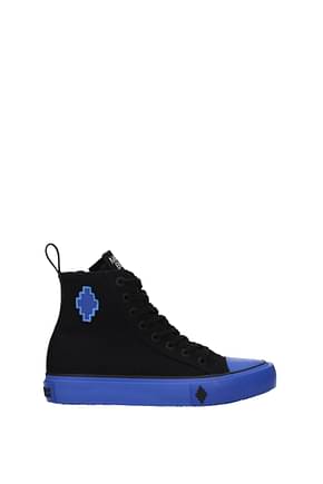 Marcelo Burlon Sneakers Men Fabric  Black Blue