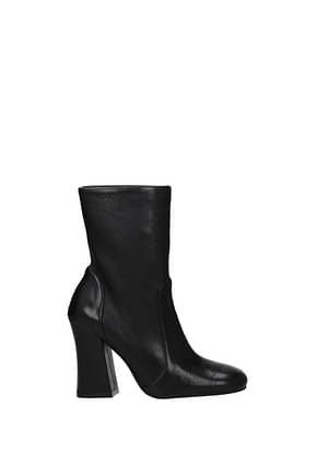 Stuart Weitzman Ankle boots curve Women Leather Black