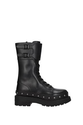 Christian Dior Ankle boots diorquake Women Leather Black