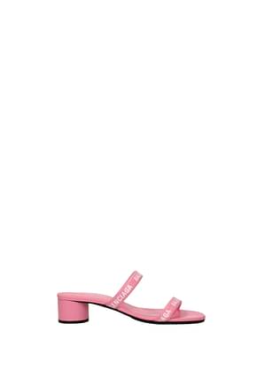 Balenciaga Sandals Women Leather Pink Blush