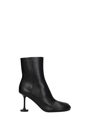 Balenciaga टखने तक ढके जूते महिलाओं चमड़ा काली