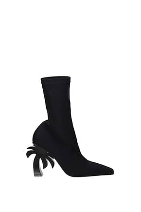 Palm Angels Ankle boots Women Fabric  Black