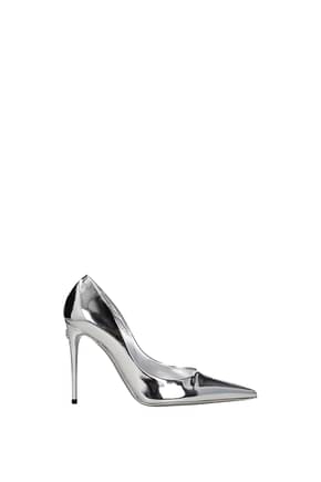 Dolce&Gabbana Pumps Women Leather Silver