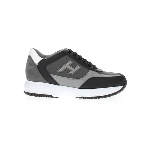oprindelse tildeling lidenskabelig Hogan Sneakers interactive Men HXM00N0Q101MI2543N Fabric Gray Black 288€