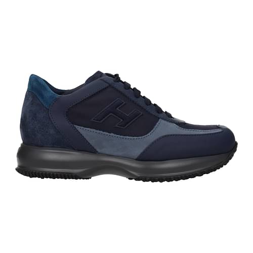 Tag det op Bevæger sig ikke lort Hogan Sneakers interactive Men HXM00N0Q101QBW8P32 Leather Blue Blue Navy  288€