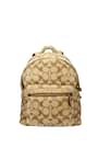 Coach Backpacks and bumbags Women Fur  Beige Cookie