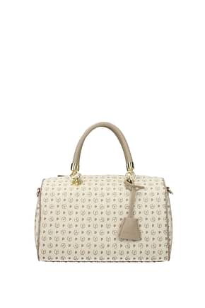 Pollini Handbags Women PVC White Ivory
