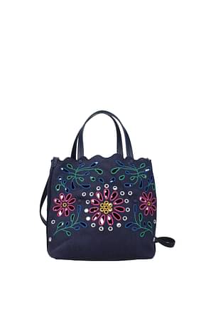 Chloé Handbags kamilla Women Fabric  Blue Blue Navy