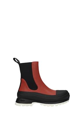 Stella McCartney Ankle boots vibram Women Eco Leather Red
