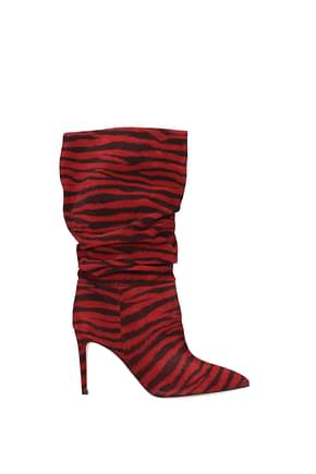 Paris Texas Ankle boots slouchy Women Suede Red