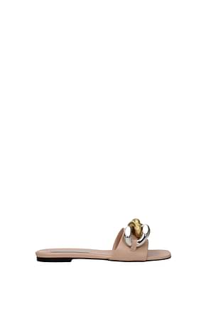 Stella McCartney Slippers and clogs falabella Women Eco Leather Beige Powder