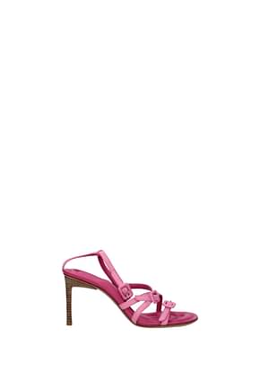 Jacquemus Sandals camargue Women Leather Pink Lollypop
