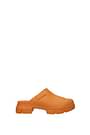 Ganni Slippers and clogs Women Rubber Orange