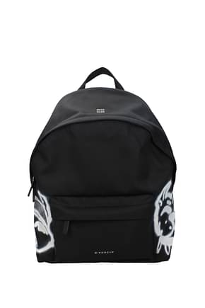 Givenchy Backpack and bumbags Men Fabric  Black White